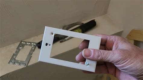 how to fix protruding electrical box|protruding wall box covers.